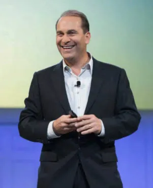 Bob Doran speaking on stage